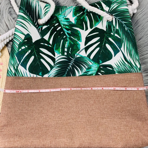 Banana leaf tote bag - Picture 7 of 9